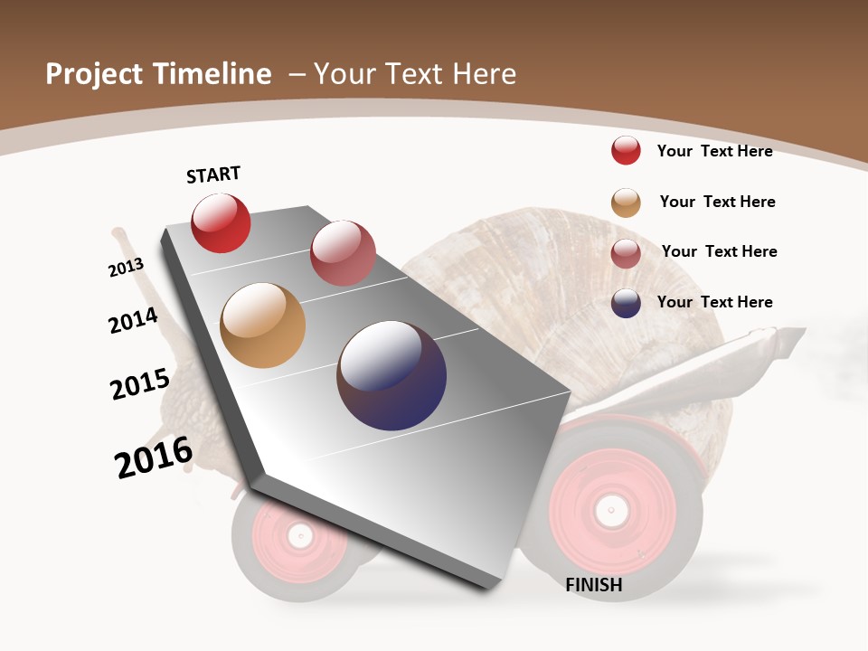 Drive Race Single PowerPoint Template