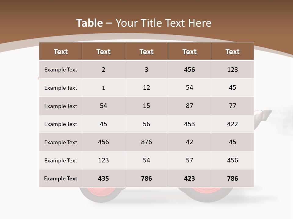 Drive Race Single PowerPoint Template