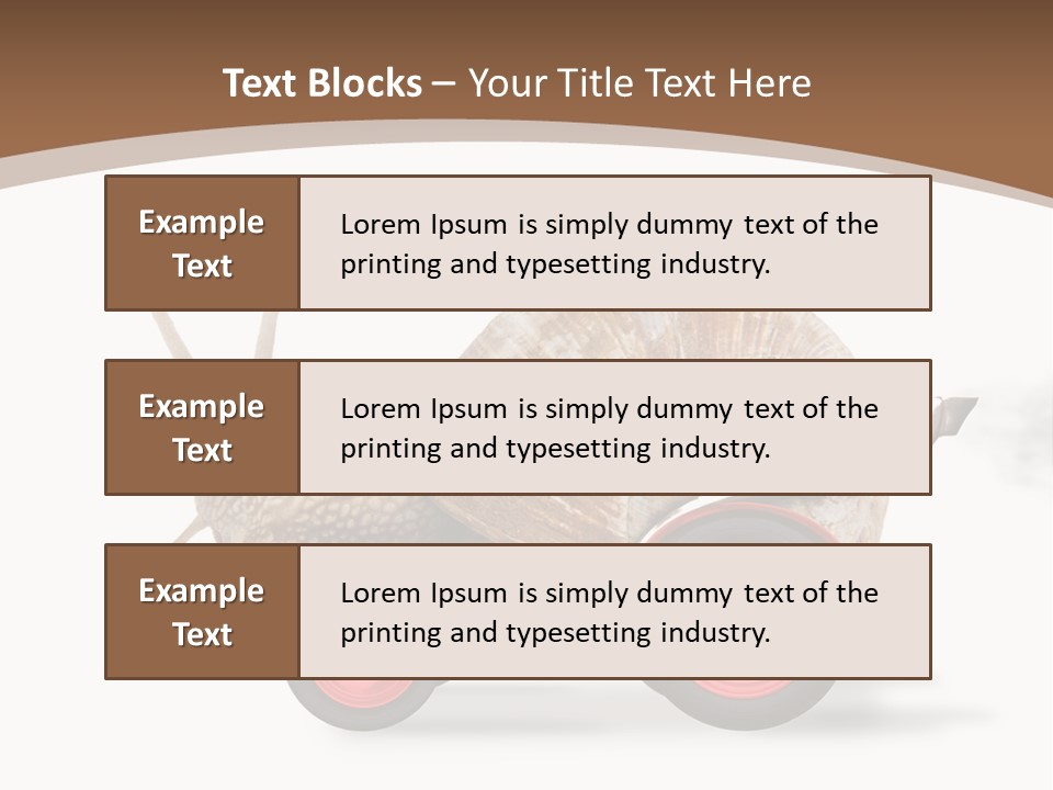 Drive Race Single PowerPoint Template