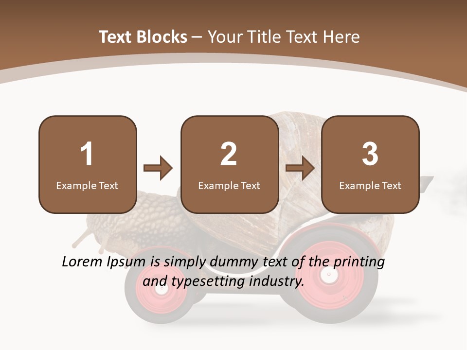 Drive Race Single PowerPoint Template