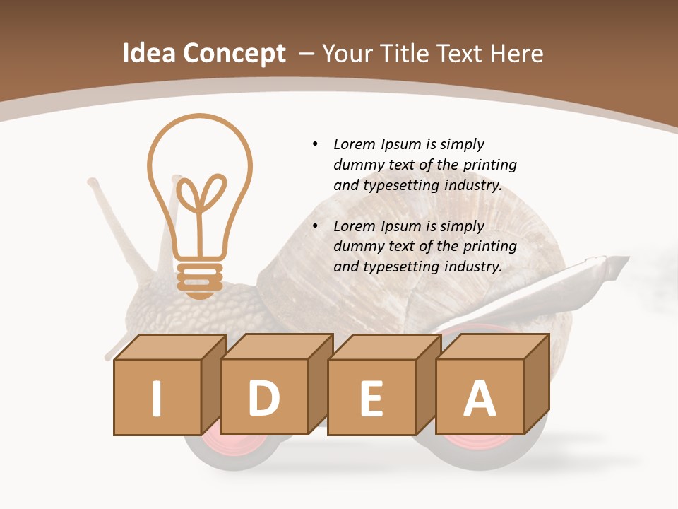 Drive Race Single PowerPoint Template