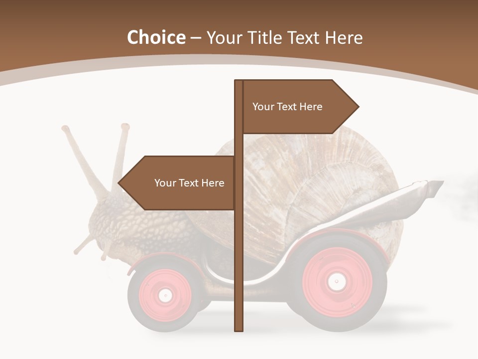 Drive Race Single PowerPoint Template