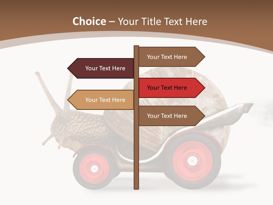 Drive Race Single PowerPoint Template