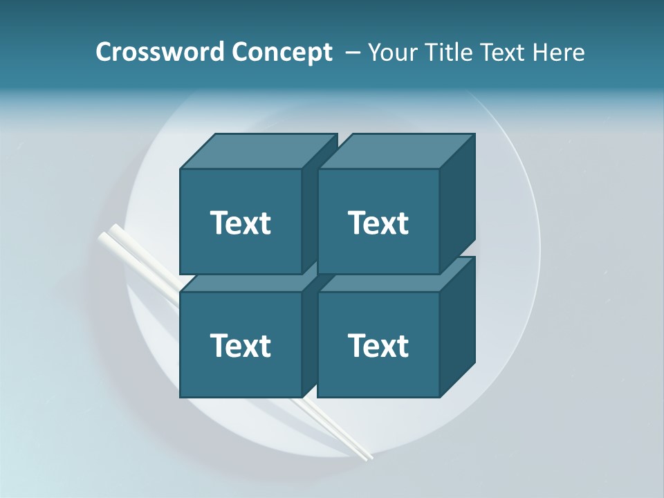 Plate Ocean Tourism PowerPoint Template