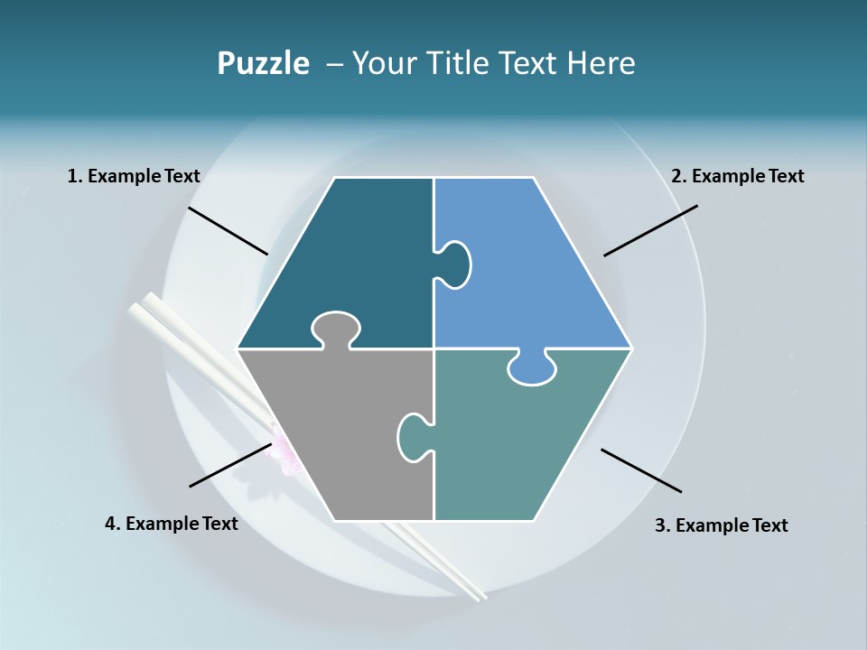 Plate Ocean Tourism PowerPoint Template