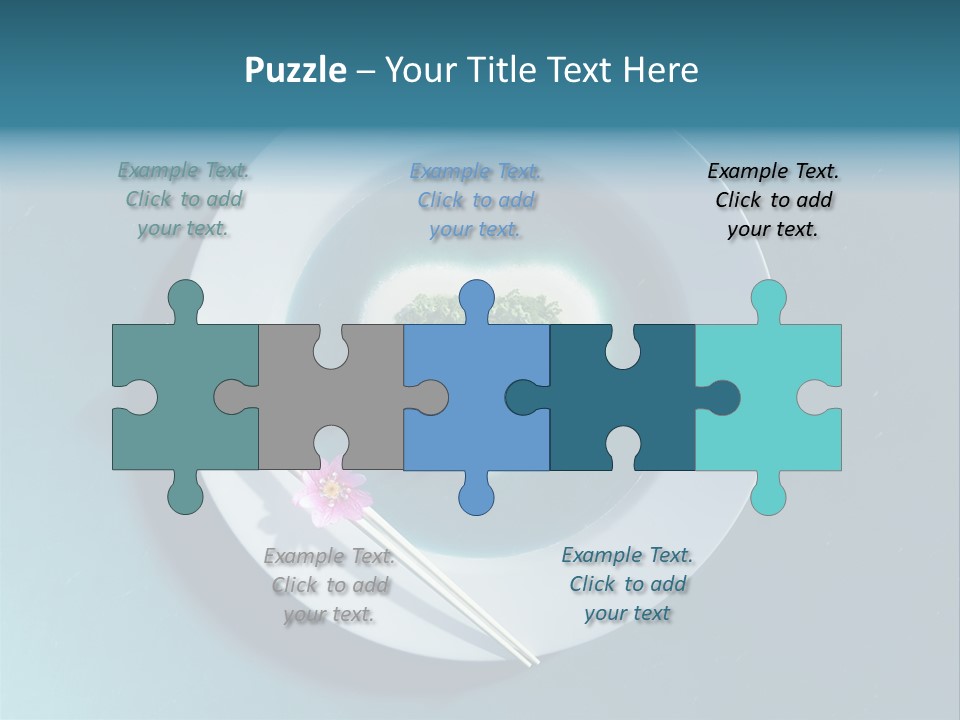 Plate Ocean Tourism PowerPoint Template