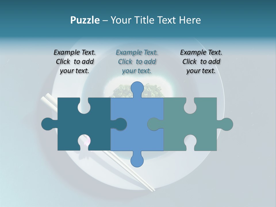 Plate Ocean Tourism PowerPoint Template