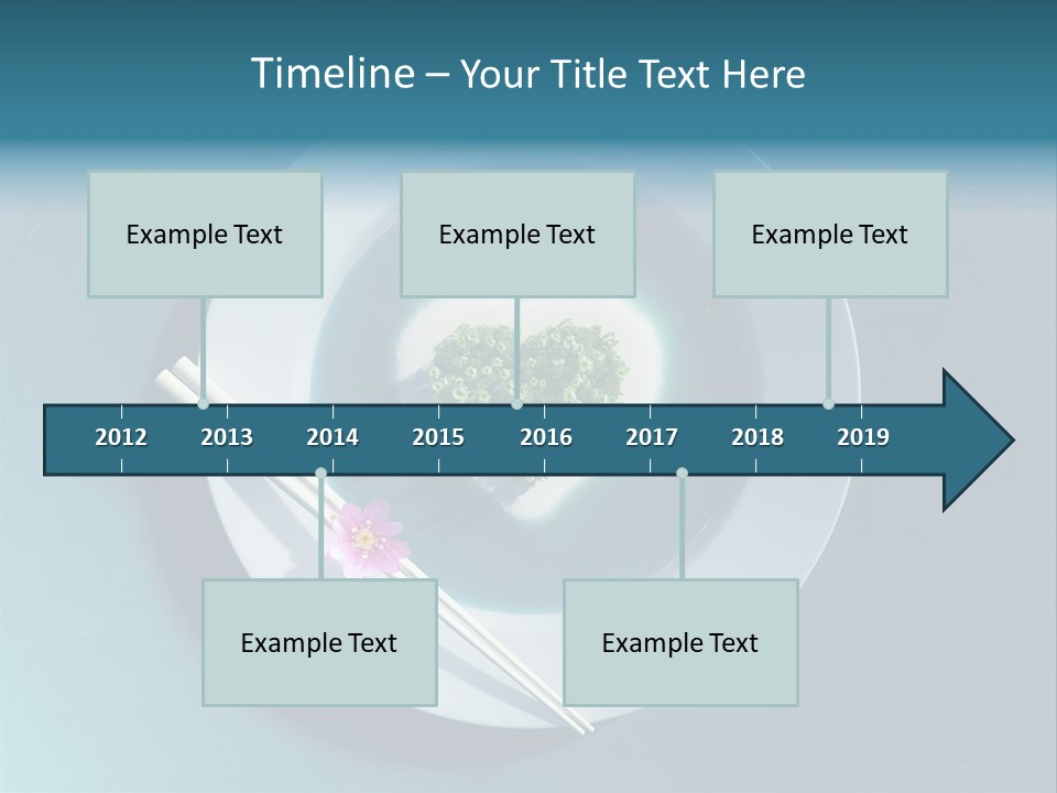 Plate Ocean Tourism PowerPoint Template