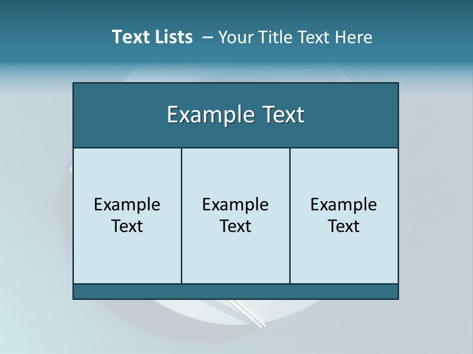 Plate Ocean Tourism PowerPoint Template