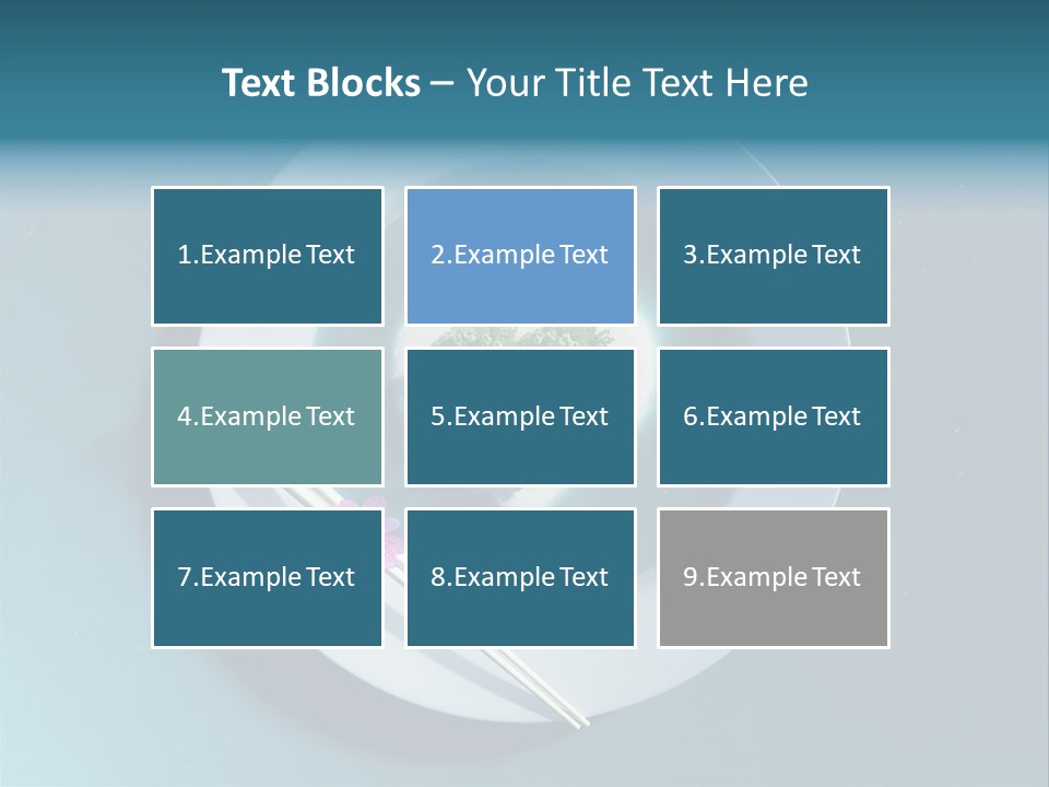 Plate Ocean Tourism PowerPoint Template