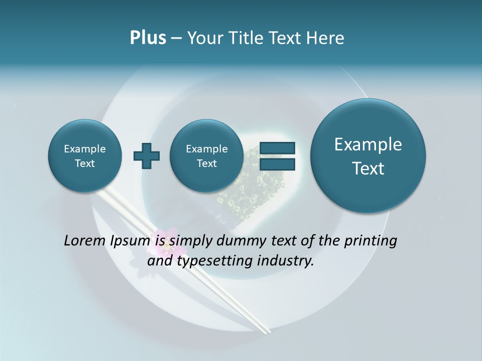 Plate Ocean Tourism PowerPoint Template