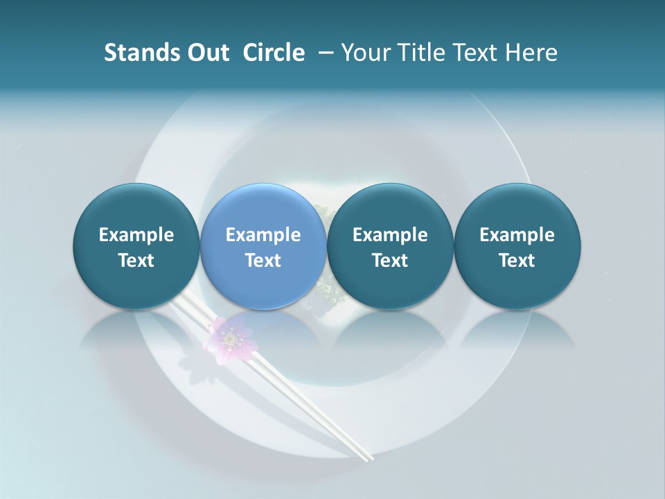 Plate Ocean Tourism PowerPoint Template