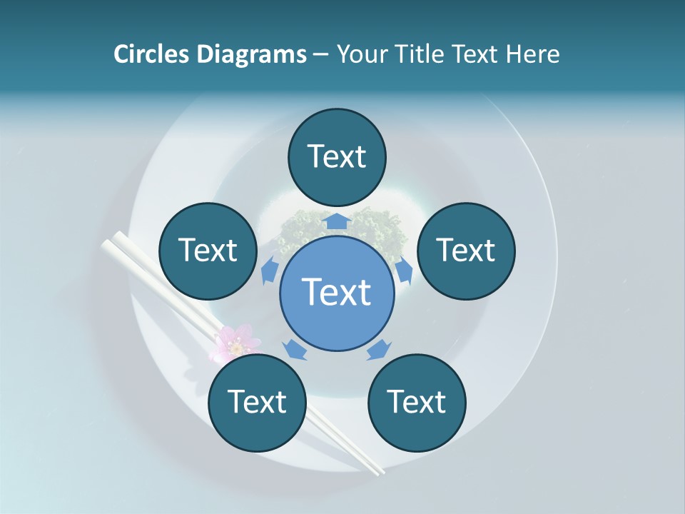 Plate Ocean Tourism PowerPoint Template