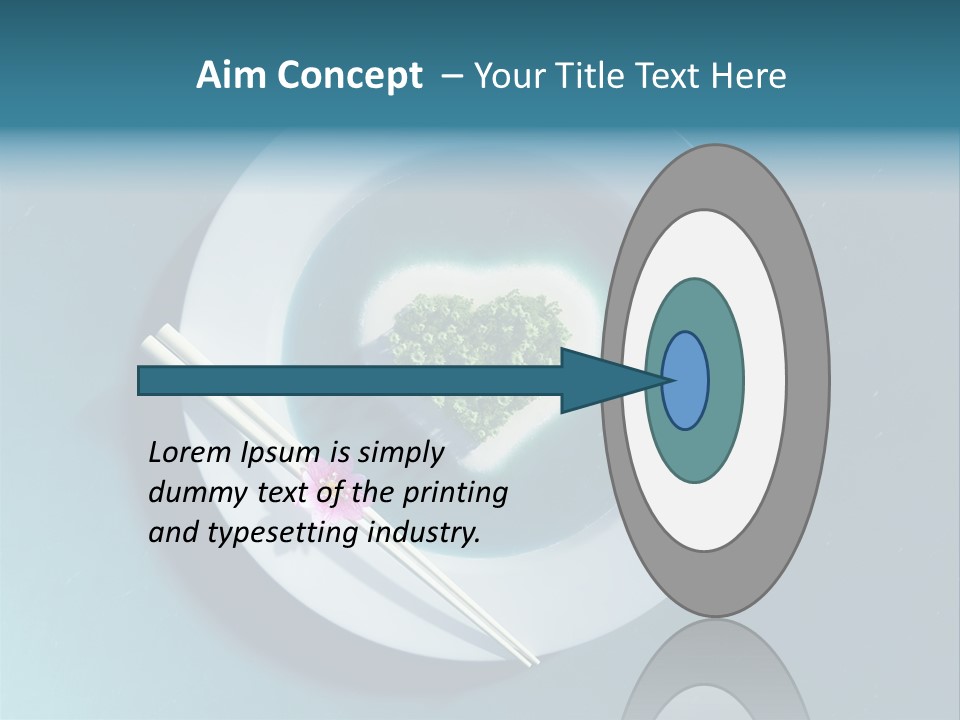 Plate Ocean Tourism PowerPoint Template