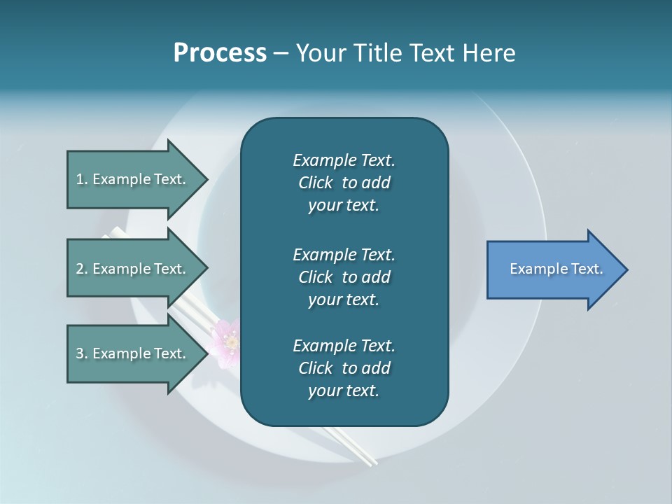 Plate Ocean Tourism PowerPoint Template