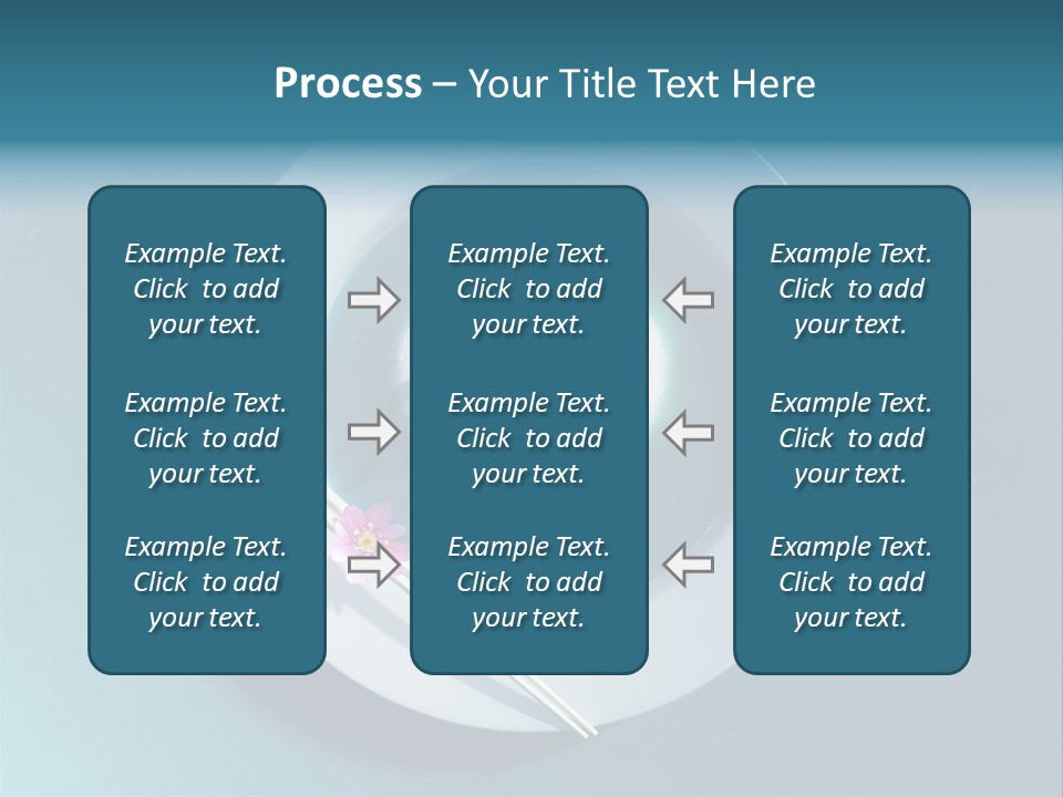 Plate Ocean Tourism PowerPoint Template