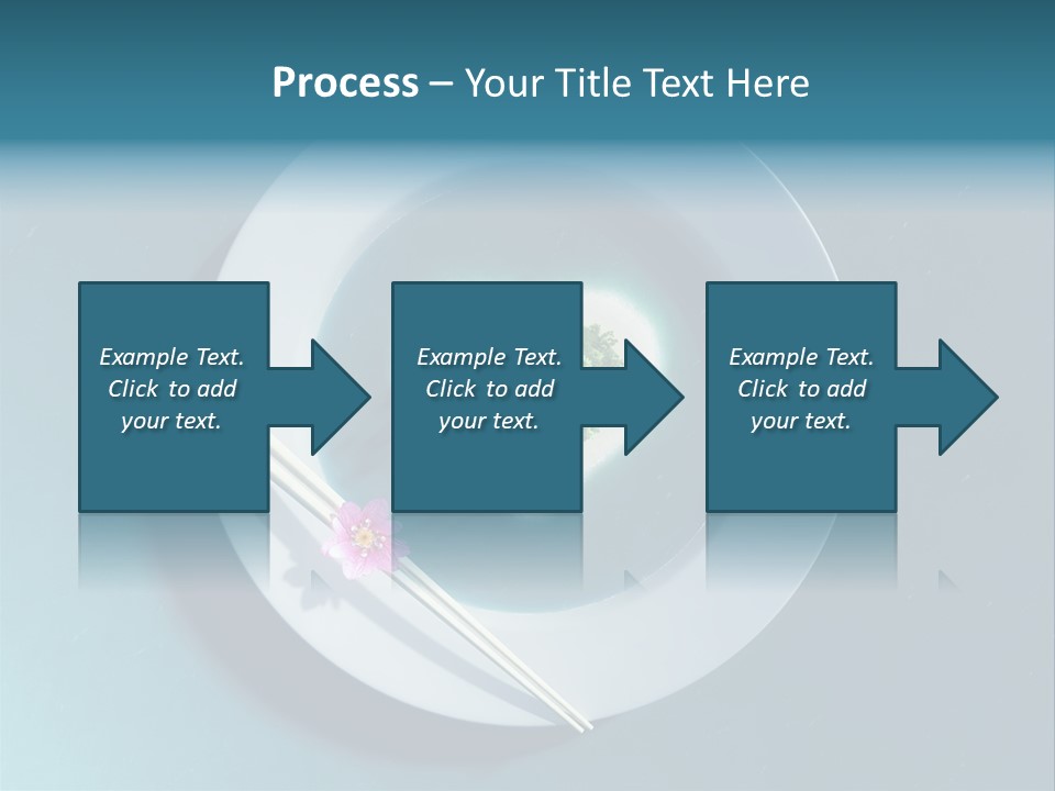 Plate Ocean Tourism PowerPoint Template