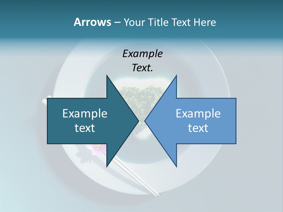 Plate Ocean Tourism PowerPoint Template