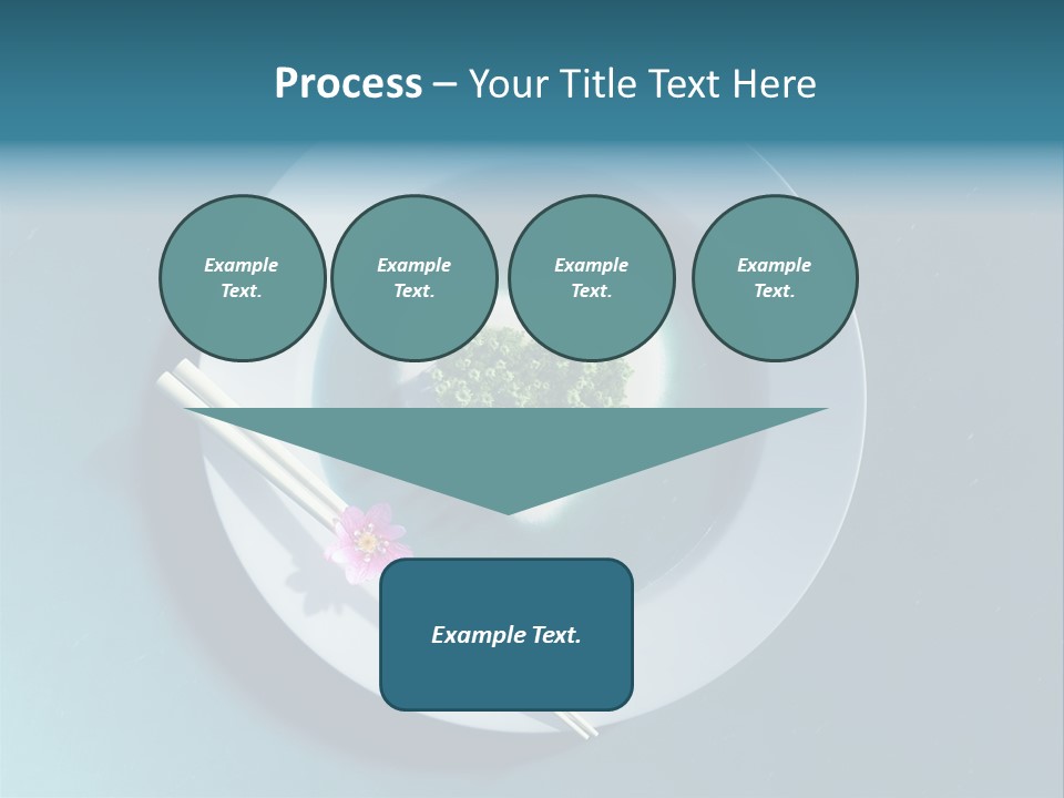 Plate Ocean Tourism PowerPoint Template