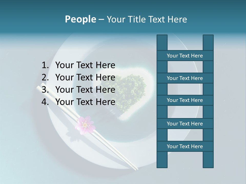 Plate Ocean Tourism PowerPoint Template