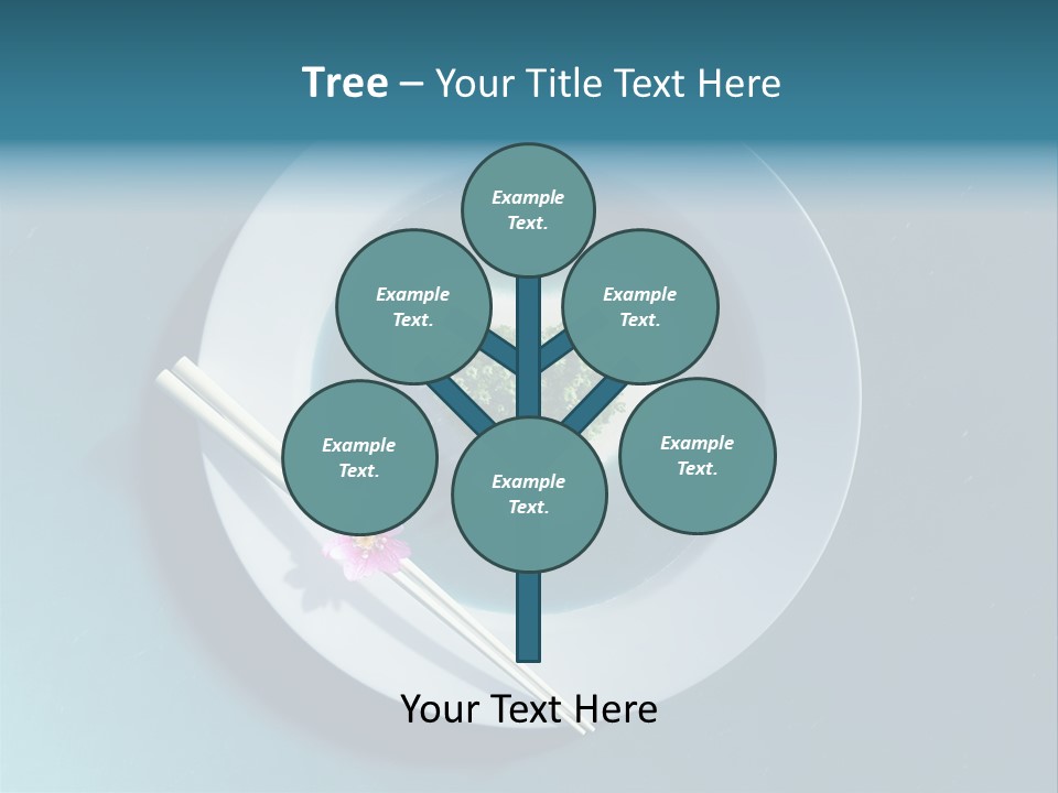 Plate Ocean Tourism PowerPoint Template