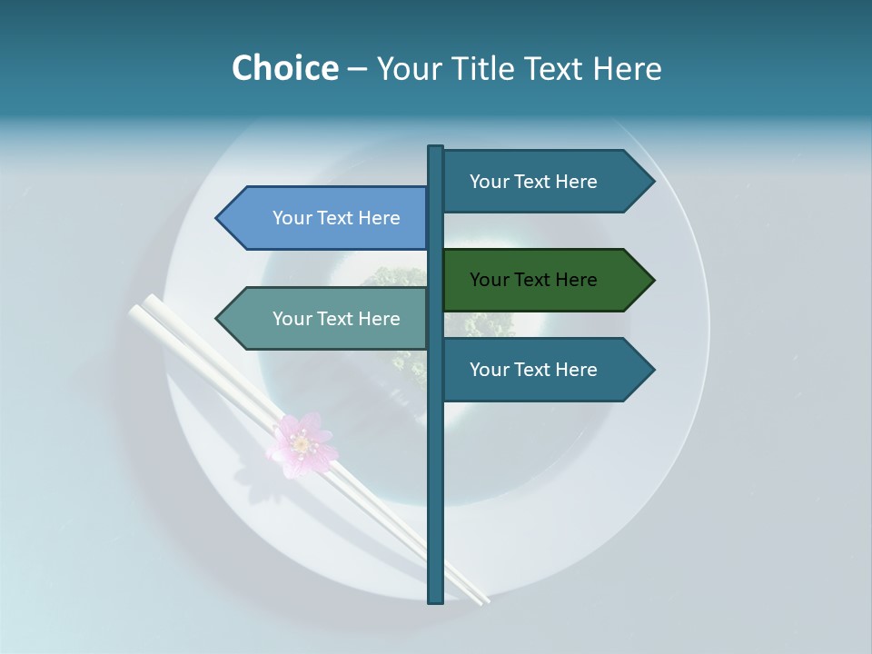 Plate Ocean Tourism PowerPoint Template