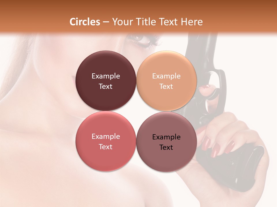 Model Fashion Pose PowerPoint Template