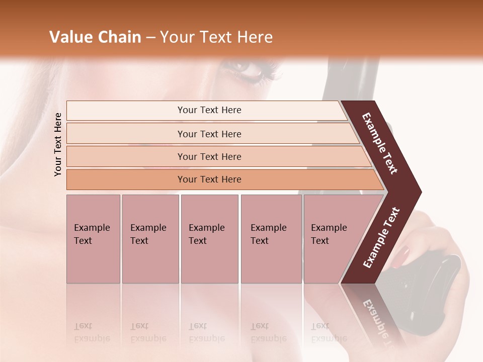 Model Fashion Pose PowerPoint Template