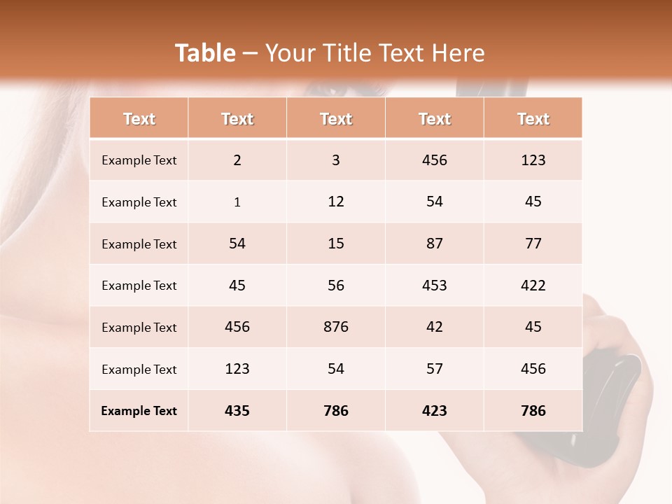 Model Fashion Pose PowerPoint Template