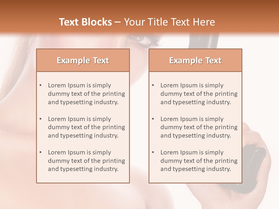 Model Fashion Pose PowerPoint Template