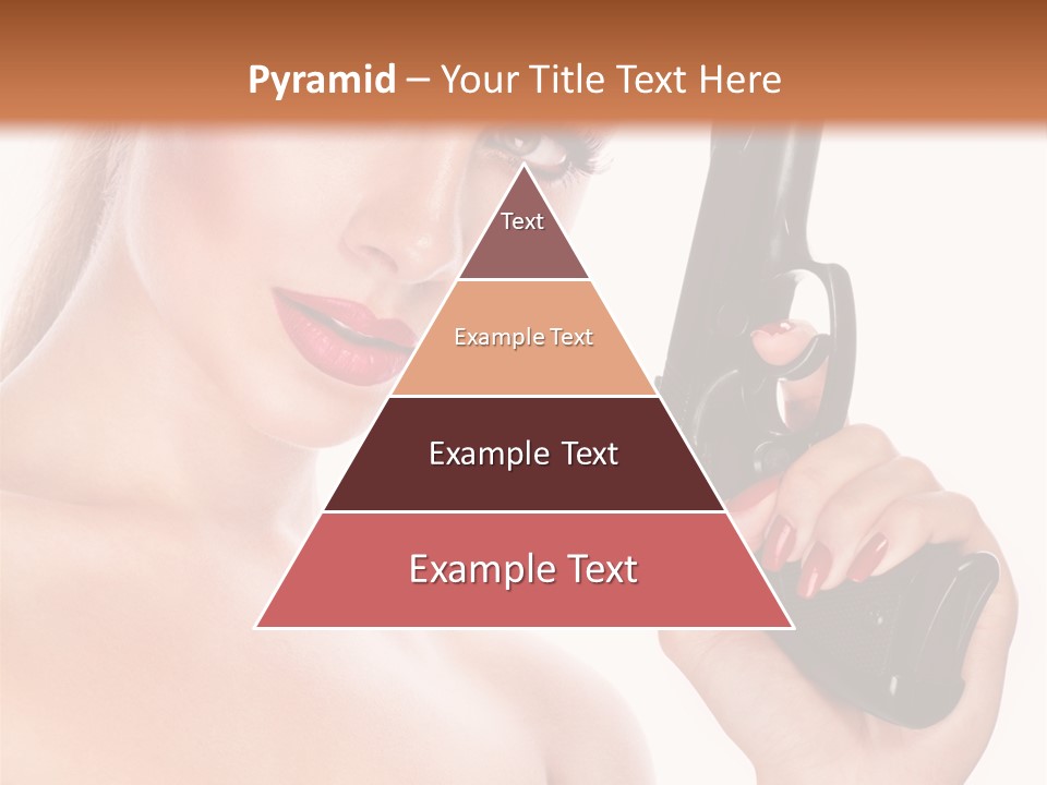 Model Fashion Pose PowerPoint Template