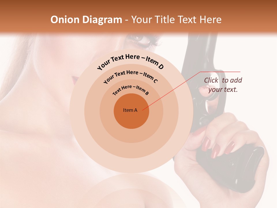 Model Fashion Pose PowerPoint Template