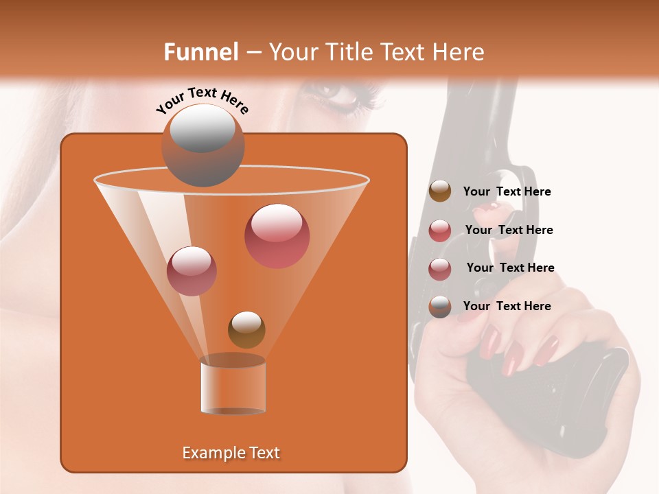 Model Fashion Pose PowerPoint Template