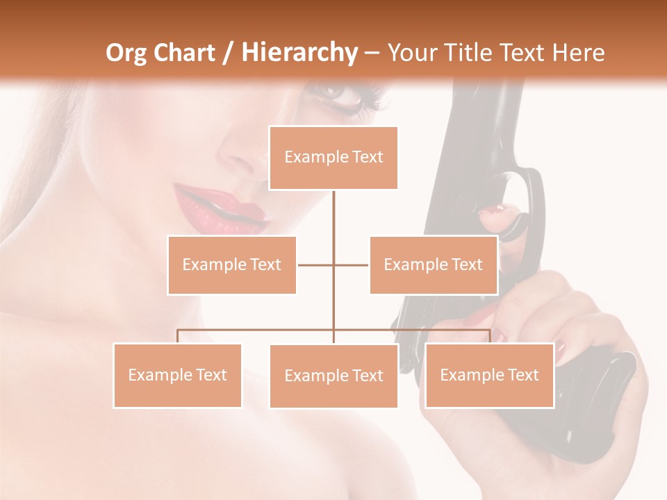 Model Fashion Pose PowerPoint Template