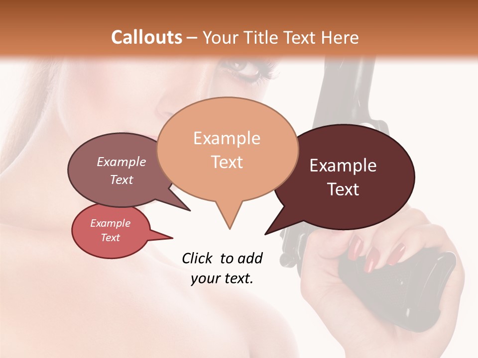 Model Fashion Pose PowerPoint Template