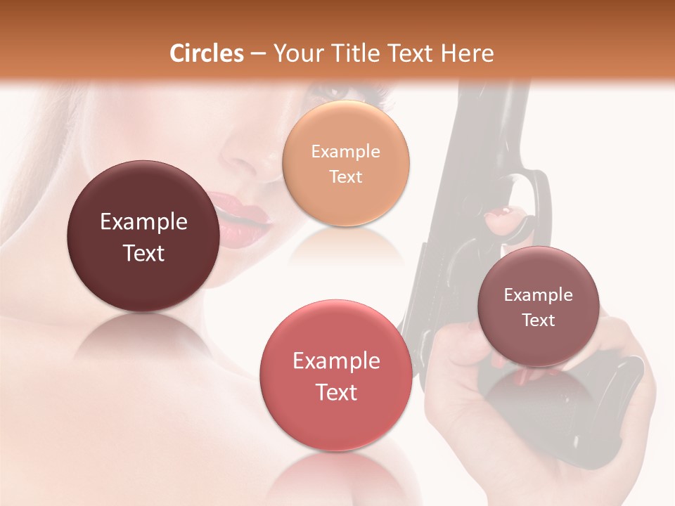 Model Fashion Pose PowerPoint Template