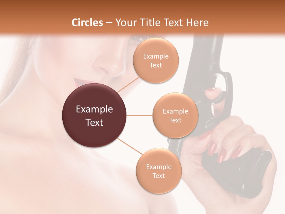 Model Fashion Pose PowerPoint Template