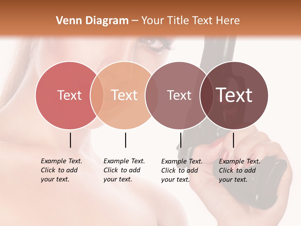 Model Fashion Pose PowerPoint Template