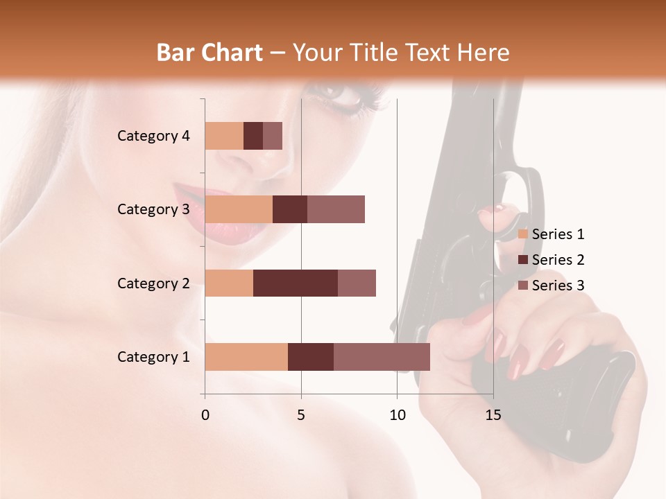 Model Fashion Pose PowerPoint Template