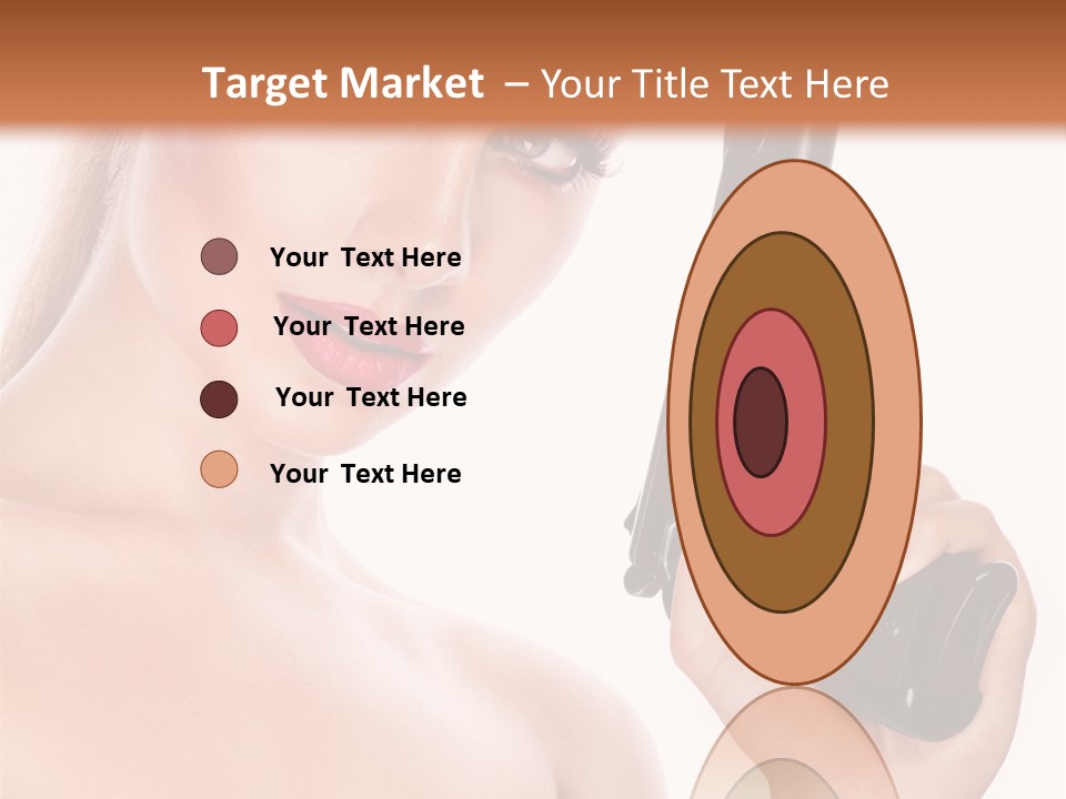 Model Fashion Pose PowerPoint Template