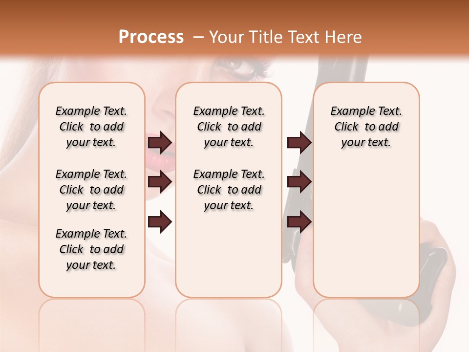 Model Fashion Pose PowerPoint Template