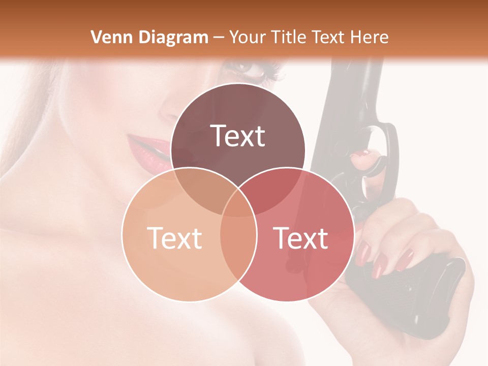 Model Fashion Pose PowerPoint Template