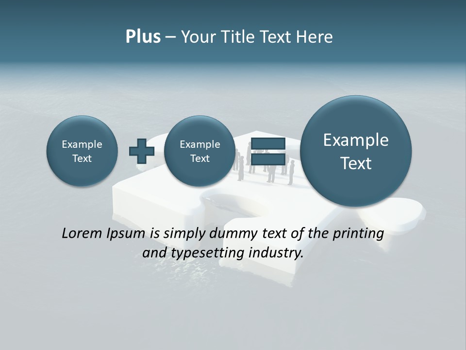 Piece Conceptual Creativity PowerPoint Template
