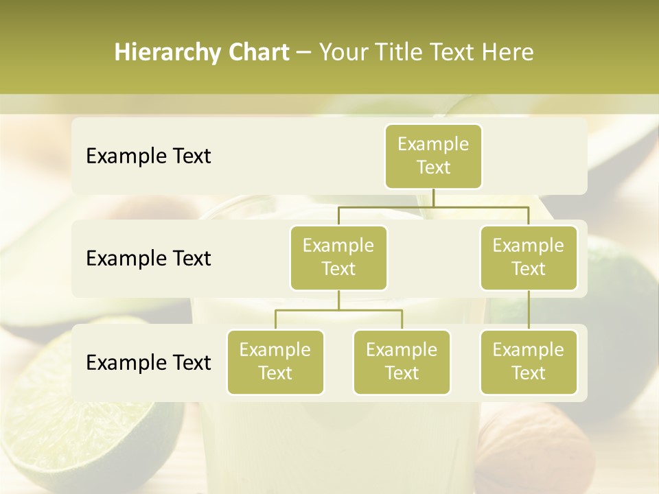 Green Still Life Glass PowerPoint Template