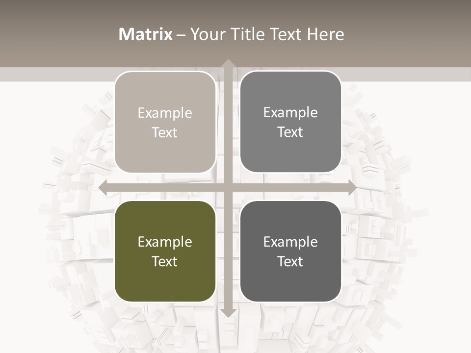 Decoration Illustration Architecture PowerPoint Template