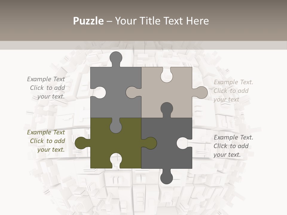 Decoration Illustration Architecture PowerPoint Template