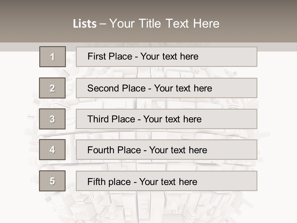 Decoration Illustration Architecture PowerPoint Template