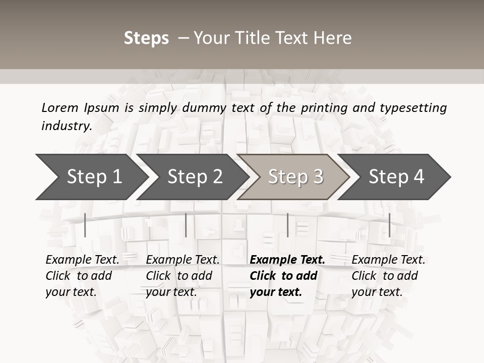 Decoration Illustration Architecture PowerPoint Template