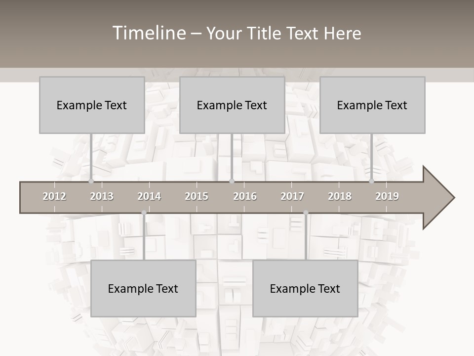 Decoration Illustration Architecture PowerPoint Template
