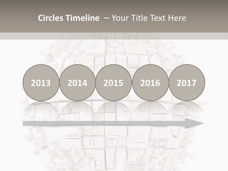 Decoration Illustration Architecture PowerPoint Template